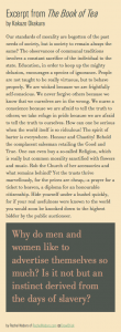 Screenshot of my typography page at narrow width.